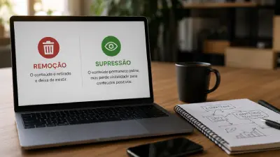 Capa do artigo: Diferença entre Remoção e Supressão de Conteúdo: Qual é a Melhor Estratégia Para Sua Reputação Digital?