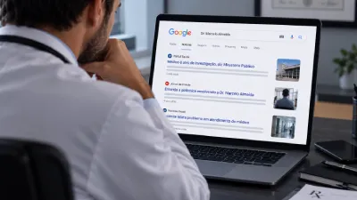 Capa do artigo: Reputação Digital para Médicos: Sua Imagem Pode Estar Afastando Pacientes
